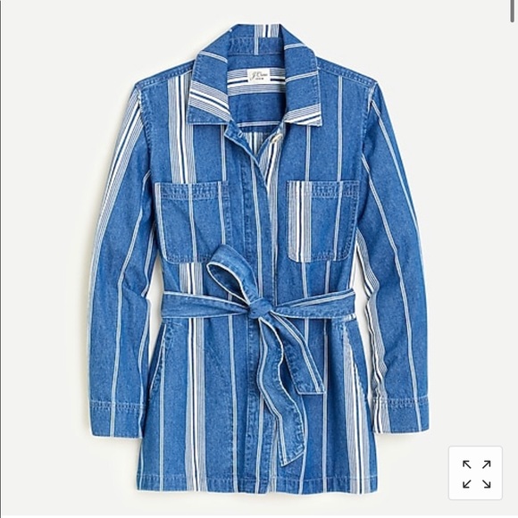 J. Crew Jackets & Blazers - JCrew denim wrap jacket